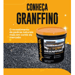 Textura Pedras Naturais Granffino - Branco - 20kg