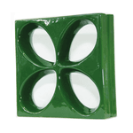 Cobogó Safira - Verde Hortelã - 30x30 cm