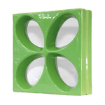 Cobogó Safira - Verde Fortuna - 30x30 cm