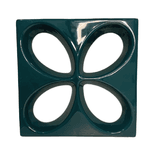 Cobogó Safira - Verde Petróleo - 30x30 cm