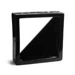 Cobogó Veneziana Simples - Preto - 25x25 cm