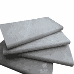 Borda Boleada Pedra São Tomé Branca - 30 X 30cm