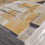Pedra São Tomé Tipo Exportação Amarela Tipo - 23 X 47cm