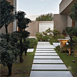 Pisada para Jardim Ardósia Natural 1,00 X 0,30cm