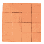 Quadratto Nature Rosso