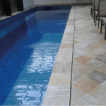  Pedra Para Piscina São Tomé Mesclada - 20 X 20cm