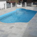 Pedra Para Piscina São Tomé Branca - 18 X 37cm