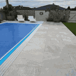  Pedra Para Piscina São Tomé Mesclada - 30 X 30cm