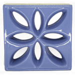 Cobogó Lótus - Azul Retrô - 25x25 cm