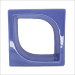 Cobogó de Louça Pétala - Azul Retrô - 20x20 cm - vendido por peça