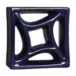 Cobogó Estrela do Mar - Azul Cobalto - 20x20 cm - vendido por peça