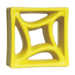Cobogó Estrela do Mar - Amarelo Canário - 20x20 cm - vendido por peça