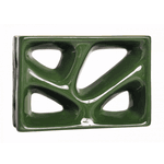 Cobogó Rama - Verde Hortelã- 16x23 cm - vendido por peça