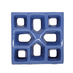 Cobogó Reto Xis - Azul Retrô- 20x20 cm - vendido por peça