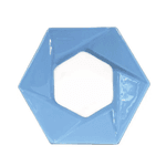 Cobogó de Louça Foco - Azul Céu - 25x29 cm - vendido por peça