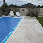  Pedra Para Piscina São Tomé Mesclada - 57 X 57cm