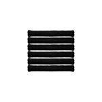 Elástico GLOWB Meia Preto C/ 6 Unidades