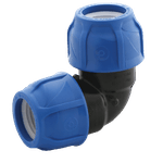 Joelho compressão PEAD (Ø40mm x Ø40mm) 
