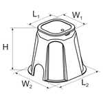 Caixa para válvula - 6"