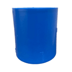 LUVA CURTA LF SOLDAVEL DN75 PVC AZUL