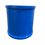 LUVA CURTA LF SOLDAVEL DN100 PVC AZUL