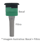 Bocal para aspersor POP UP spray - 12AN (Raio: 3,6m)