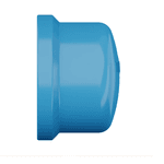 Tampão (cap) Soldável PVC Azul (50mm) 