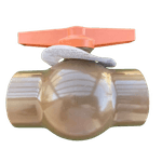 Registro de Esfera Soldável (85mm) 3" - PVC Marrom