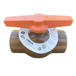 Registro de Esfera Soldável (85mm) 3" - PVC Marrom