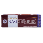 Incenso Golden Nag Dhoop Stick - Sete Chakras