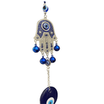 Amuleto Hamsá Olho Grego c/ sino 