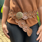 Cinto Boho Chic Caramelo