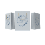 SACOLA LOVE AZUL