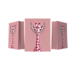 Sacola Girafa rosa