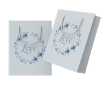 SACOLA LOVE AZUL