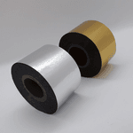 Fita Foil Hotstamping Dourada Metalizada 4cm 