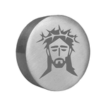 Sinete Clichê Dourado Jesus Cristo Aluminio