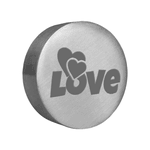 Sinete Clichê Aluminio Love
