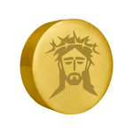 Sinete Clichê Dourado Jesus Cristo