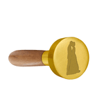 Sinete Clichê Dourado Casal