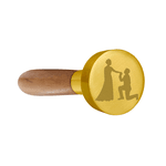 Sinete Clichê para Lacrar convite Pedido de Casamento