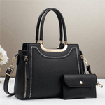 Bolsa Luci - Preto - Acompanha carteira 