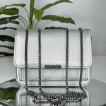Bolsa Raquel - Prata Chumbo