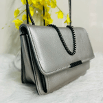 Bolsa Raquel - Prata Chumbo