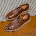 SAPATO CASUAL DERBY BROGUE PALERMO WHISKY