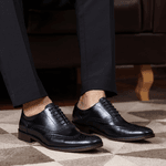 SAPATO SOCIAL OXFORD BROGUE PRETO