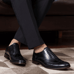 SAPATO SOCIAL OXFORD BROGUE PRETO