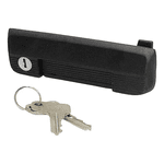Maçaneta Externa da Porta Dianteira Direita - PRETO C/CHAVE - Universal 60728