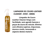 LIMPADOR COURO LEATHER CLEANER 500ML EVOX 