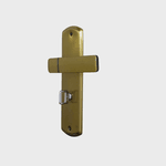 Fechadura Para Banheiro Espelho Aço 40mm Mgm Capri Bronze Latonado